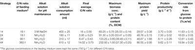 Heterotrophically Ultrahigh-Cell-Density Cultivation of a High Protein-Yielding Unicellular Alga Chlorella With a Novel Nitrogen-Supply Strategy